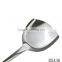 Professional stainless steel cooking spatula with wood handle