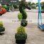 Artificial milan grass topiary swan plant statue animal for garden decoration