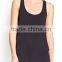 Simple design comfortable sleeveless vest short stylish cotton tank tops