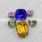 Decorative sew on crystal stone with claw setting for clothing
