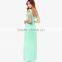 GZY 2015 off-shoulder comfortable fabric long dress red