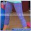 High waist cropped trousers Running fitness yoga pants