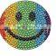 Custom Smile Sunglass Rhinestone Sticker Self Adhesiva Acrylic Stone Emoji Sticker