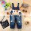 Lovely Cow Kids Clothing Children Denim Overalls Baby Fashion Strap Jeans