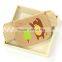S33344W 100% Cotton Soft Baby Absorb Towel Cartoon Breathable Sweat Absorbing Towel