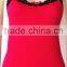 seamless women lace racer back tank top
