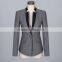 Formal Gray Blazer Women Business Suits Formal Office Suits Work Wear Sets Ladies Uniforms OL Style Pant suits