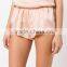 2017 custom made women's summer slim fit sleep shorts girls comfortable sleep shorts wholesale