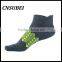 Bright green jacqaurd ear ankle support five toe lady merino wool anti-slip yoga dresses for women socks