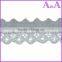3 INCH T/C Lace Embroidery Trim,AFRICAN LACE
