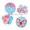 Cstom Scrapbooking Mixed At Random Two Holes Butterfly Pattern Wood Sewing Button