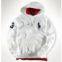 men Big Pony Fleece Hoodie, free shipping, popular color white, size L