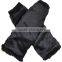 YR704 Sheep Lamb Curly Warm Fur Leg Warmer/Black Real Fur Leg Warmer