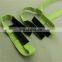 Neon green jacquard 100% polyester yoga mat webbing sling