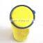 Yellow Round 600D Polyester Students Wholesale Pencil Case