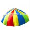 Kids Funny Outdoor Play Toy Multicolor Nylon Rainbow Parachute