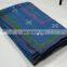 Queen Size Kantha Bedcover Soild Colour Blue Kantha Blanket