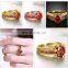 Europe and the United States the Zircon Rose Gold Diamond Trade Hot Couple Ring
