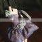 32cm purple wedding gift jewelry earring and necklace Doll display