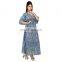 Indian Fashionable Casual Wear Women's Plus Size Maxi Dress Long Kaftan Beach Wear Sexy Stylish Dress Summer Loose Long Kaftan