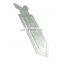 custom zinc alloy silver butterfly paper bookmark