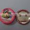 New metal button badge with safty metal pin