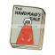 Promotional gifts book collection silver and gold custom hard enamel pin factory