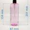 500ml Decorative Plastic PET Shampoo Pump Bottle and Hair Conditioner Bottle