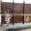 New decorative metal screen used for garden gate