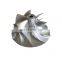 GT15-25 720915-0004/737692-0002 44.50/60.01mm 6+6 blades Racing Turbocharger milling/aluminum 2618/billet Compressor wheel