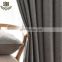 Sun shade linen look blackout wholesale curtain for living room