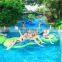Cheap High quality Three People Inflatable Swim Ring , Inflatable Water Drifting Rescue Ring