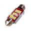 50Pcs Festoon 31mm 36mm 39mm 41mm LED Bulb Super Bright 3014 SMD Canbus Error Free Reading Lights Interior Doom Lamp