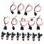 Free Shipping!8X Fuel Injector W/ 9X Pigtail Wire For Cadillac Chevrolet GMC 217-1621 12580681