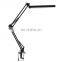 Modern Aluminum Alloy Folding Clip-on USB LED Eye Protection Table Lamp Long Arm Reading Table Lamp