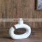 2021 hot sale products white unique shape vase cheap vases