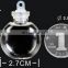 High Borosilicate Tube Controls Glass Bottle 30*80mm Bayonet Mouth Glass Jar With Cork