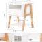 Nightstands Bedroom Set of 2 with Drawer Storage Shelves
