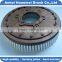 studded rubber or ribbed flooring