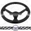 professional custom design black classic wood steering wheel