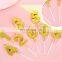 New Arrival 0~9 Number Golden Candle Birthday Cake Topper Decoration Party Celebration Cake Candles