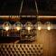 Modern Interior Decorative LED Pendant Light Rope Ceiling Hanging Lamp Retro Rope Indoor Bedroom Chandelier
