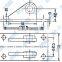 08127 Trailer Wing Body Trailer Cylinder Bracket