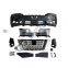 MAICTOP auto body kit front bumper grille face kit for Patrol 2020 black and chrome