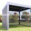 Auto outdoor garden pavilion sun shade aluminum bioclimatic pergola kits roofing systems