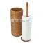 Hand Woven Rattan Toilet 3 Rolls Stand, Honey Brown Woven Natural  Paper Holder vietnam cheap wholesale