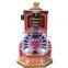 colorful  electric trackless train, tourist trackless train for sale