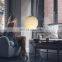 High Quality Bedside Nordic Alabaster Led Globe Pendant Light Cylinder Chandelier Hanging Lamp for Kitchen