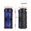 2023 sell well portable 4-inch*2 speaker 8W power bluetooth speaker with colorful lights