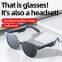 New Products Smart Wireless Audio Glasses Functional Bone Conduction Wireless Sunglasses Earphone